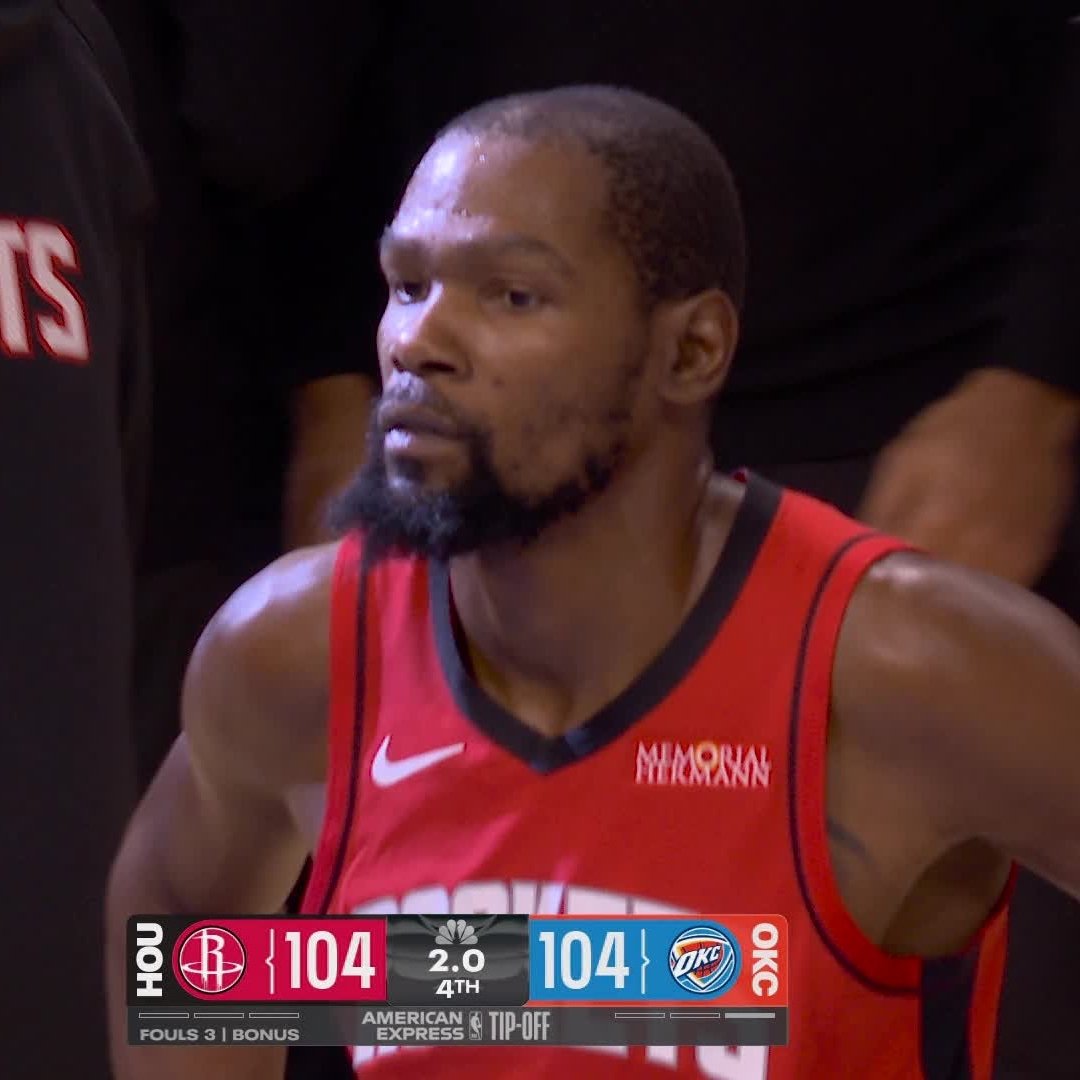 NBA／SGA 關鍵買犯 KD 兩罰俱中逆轉戰局！雷霆 2OT 驚險擊敗火箭拿下開幕戰勝利！