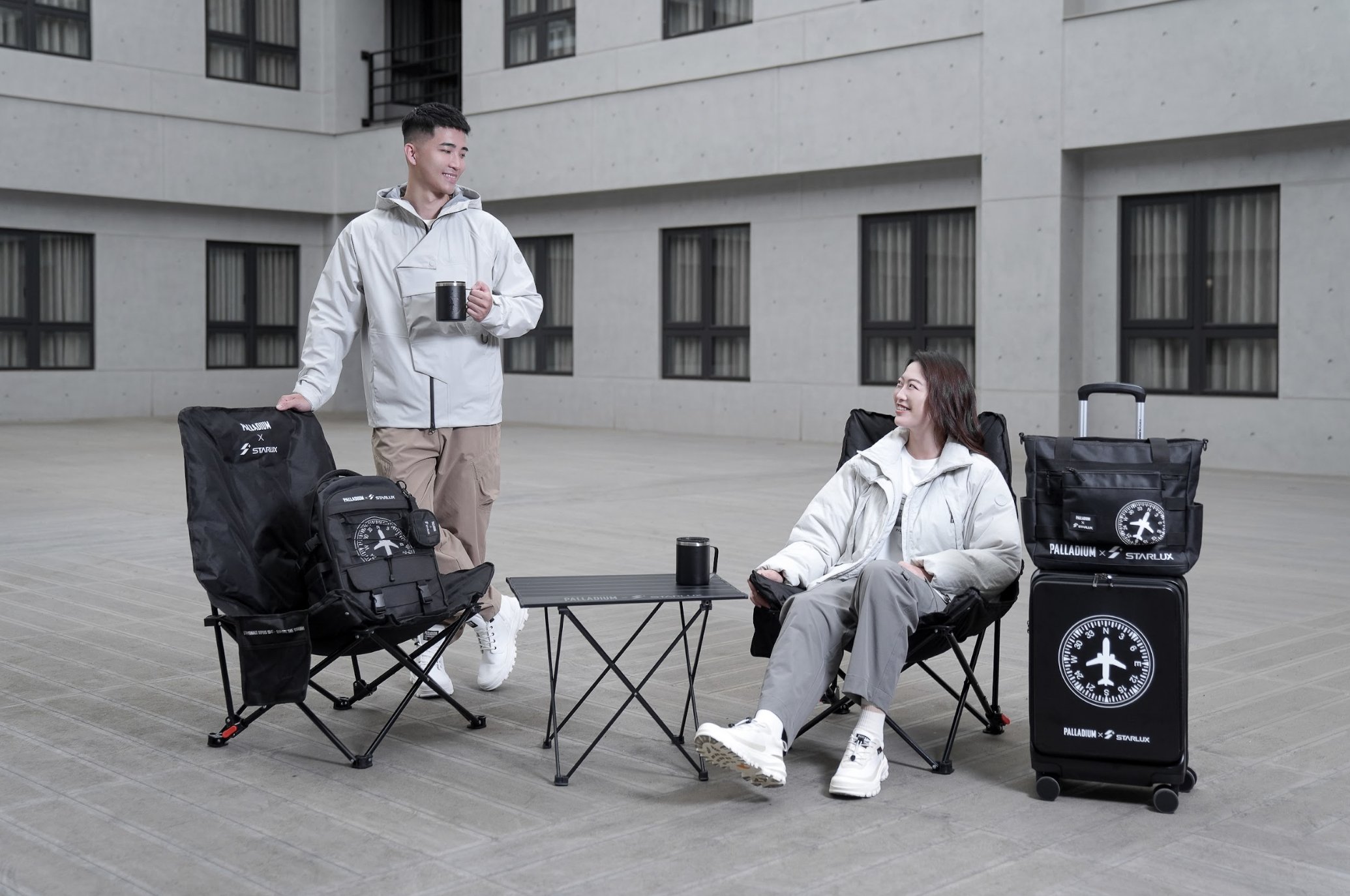 PALLADIUM × 星宇航空聯名登場!行李箱、露營椅⋯黑色機能美學注入太欠收!