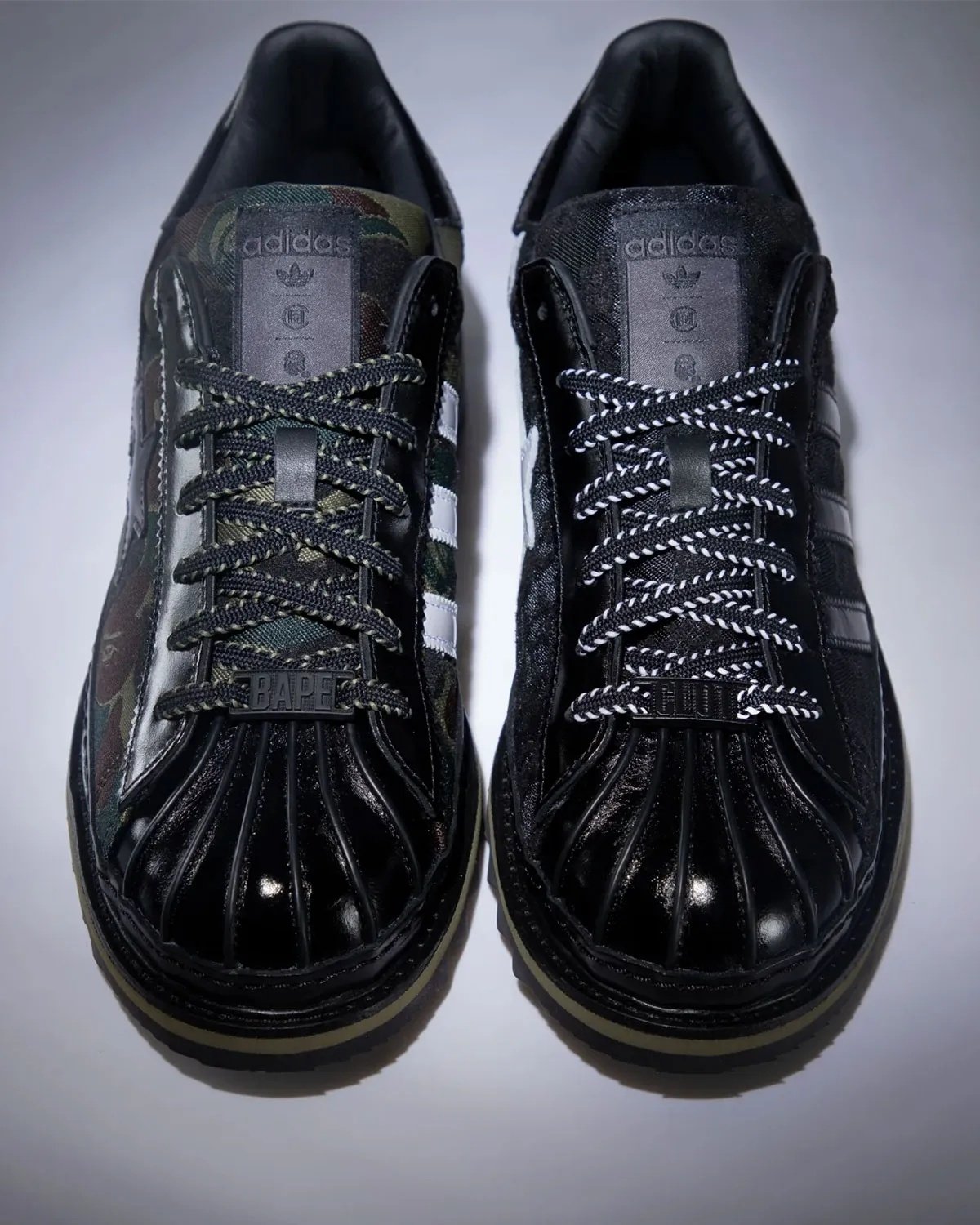 BAPE x CLOT x adidas Superstar 全新三方夢幻聯名亮相!迷彩猿人注入根本帥度犯規!