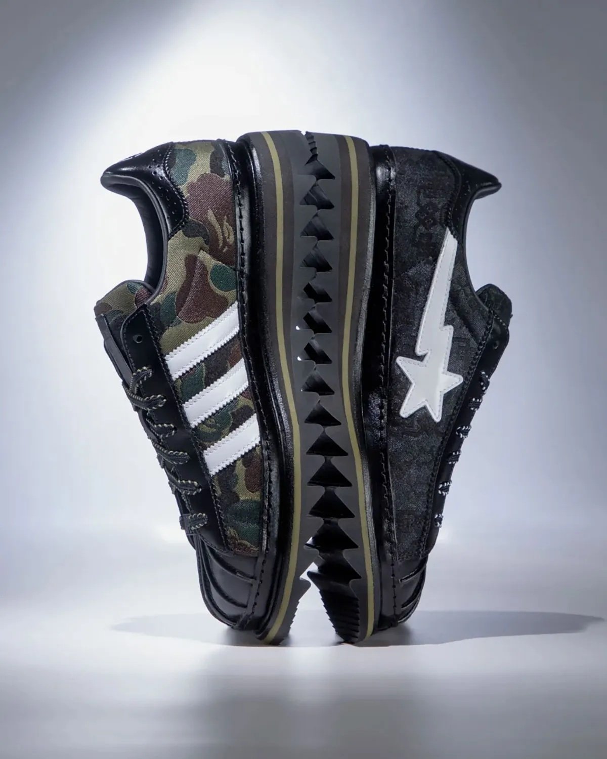 BAPE x CLOT x adidas Superstar 全新三方夢幻聯名亮相!迷彩猿人注入根本帥度犯規!