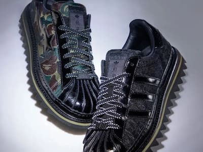 BAPE x CLOT x adidas Superstar 全新三方夢幻聯名亮相！迷彩猿人注入根本帥度犯規！