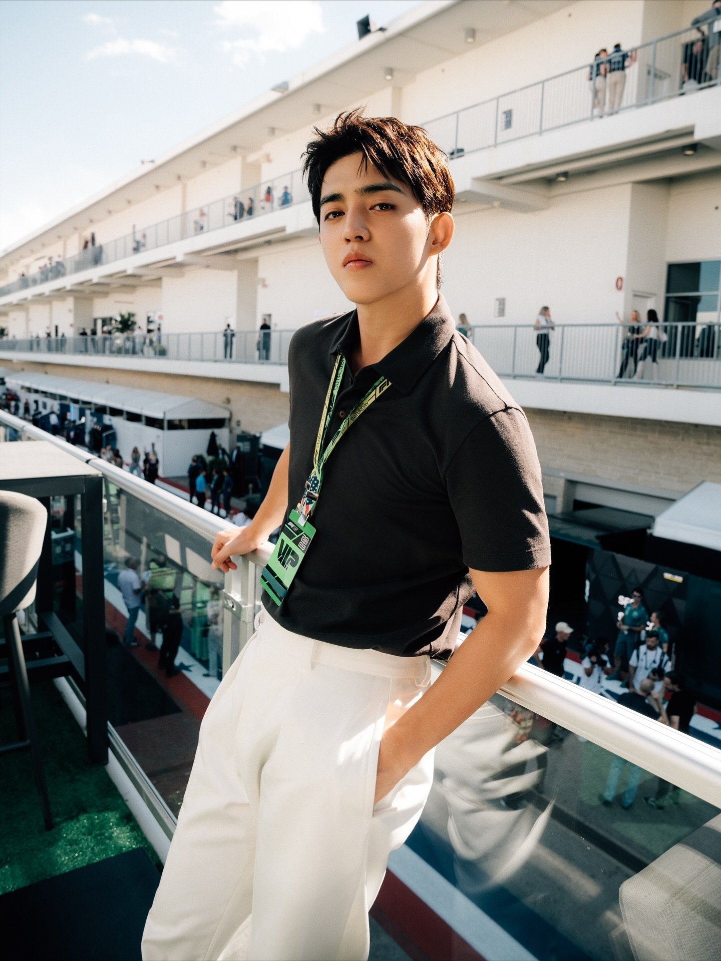 S.COUPS 現身美國 F1 Austin GP,身穿 BECKHAM x BOSS 秋冬系列詮釋賽道型格風範