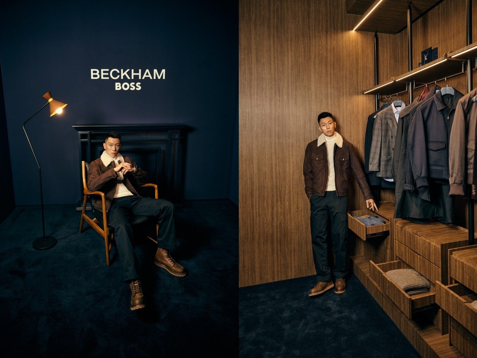 走進貝克漢的紳士世界: 瘦子 E.SO 演繹 BECKHAM x BOSS 秋冬英倫風尚