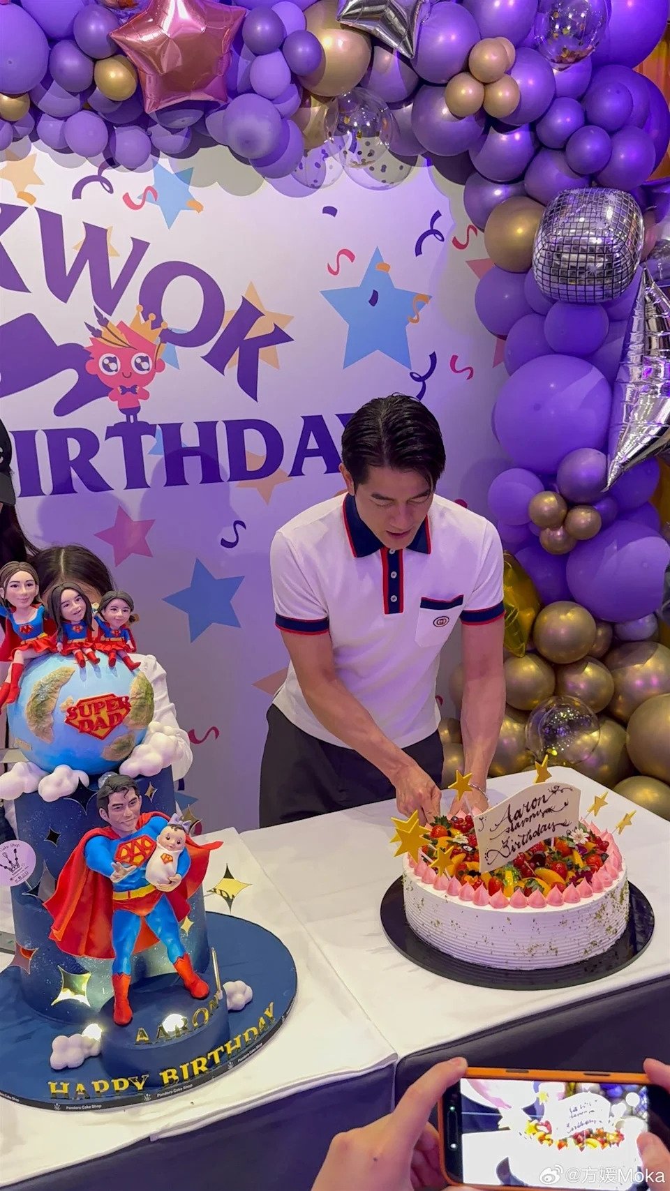 郭富城迎 60 大壽!方媛產後首露面,網讚:「三寶媽太神!」