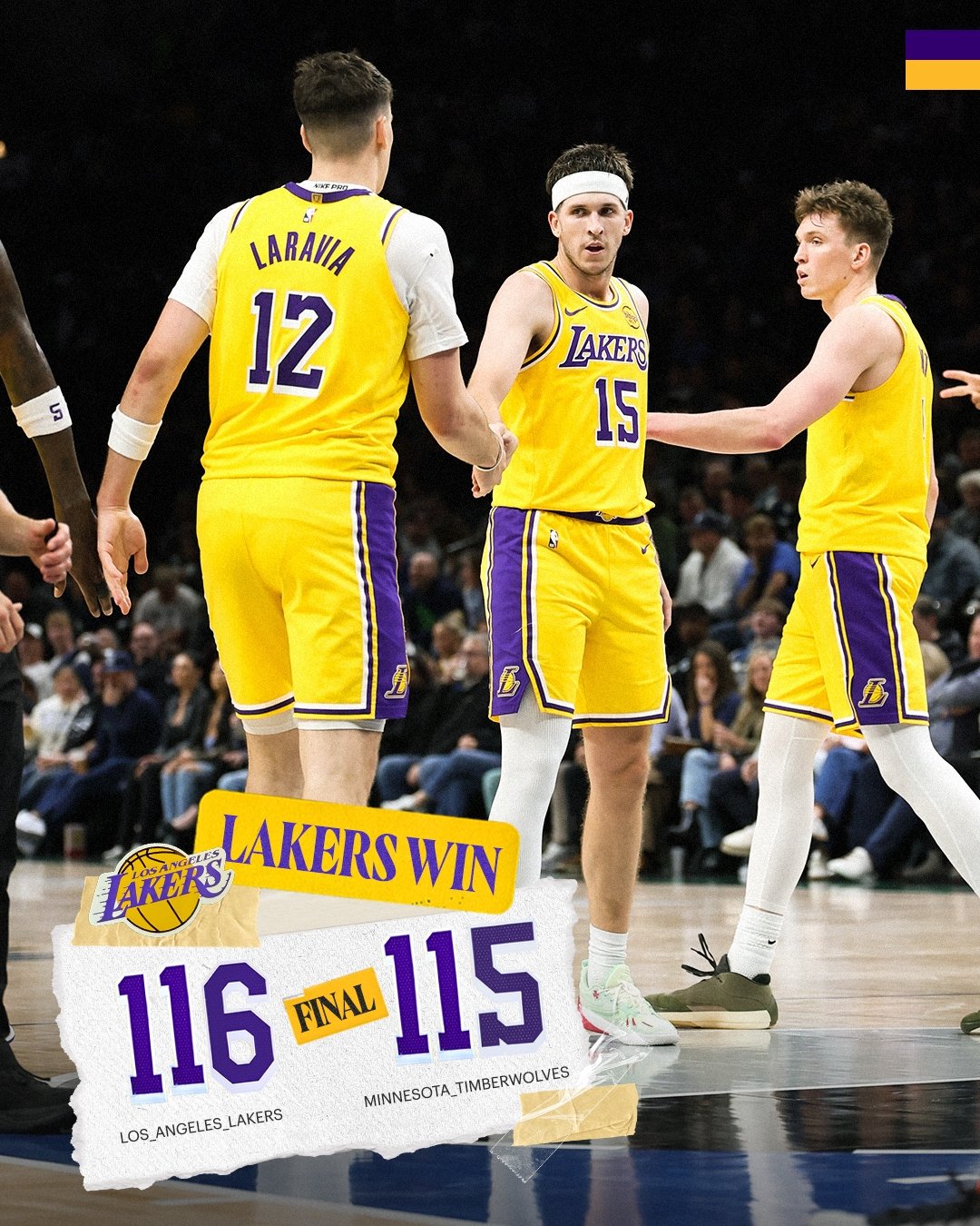 NBA/Austin Reaves 高難度驚天絕殺!全場轟 28 分 16 助攻率湖人險勝灰狼!