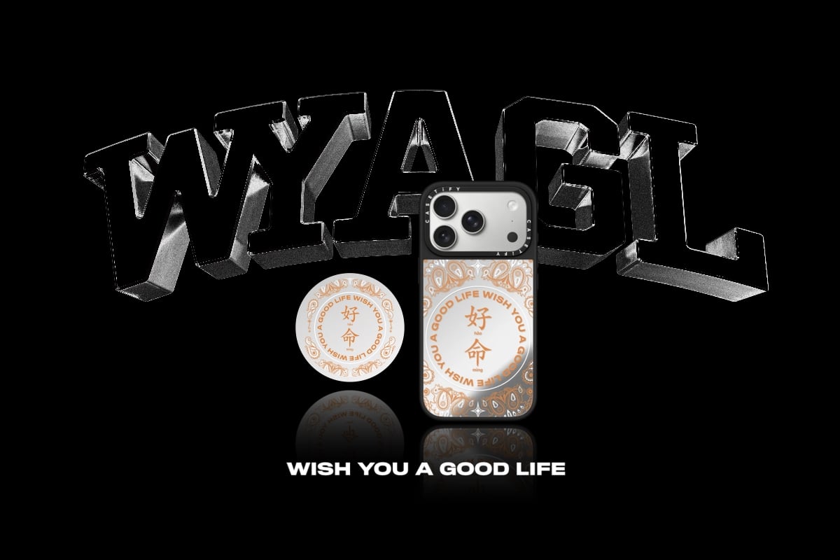 夢回千禧華流巔峰!CASETiFY 三度攜手周湯豪「WISH YOU A GOOD LIFE 祝您好命」推全新鏡面變形蟲系列