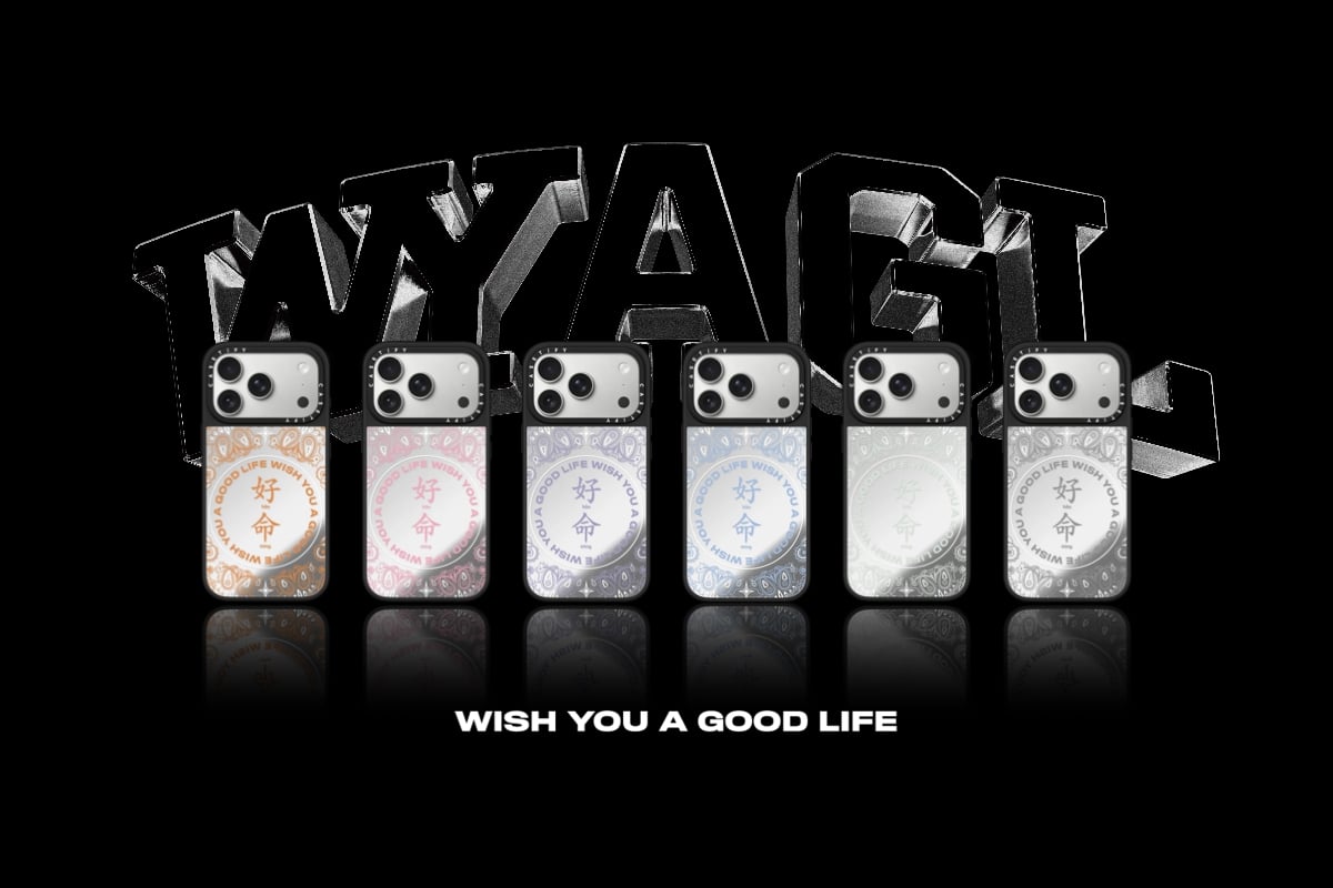 夢回千禧華流巔峰!CASETiFY 三度攜手周湯豪「WISH YOU A GOOD LIFE 祝您好命」推全新鏡面變形蟲系列