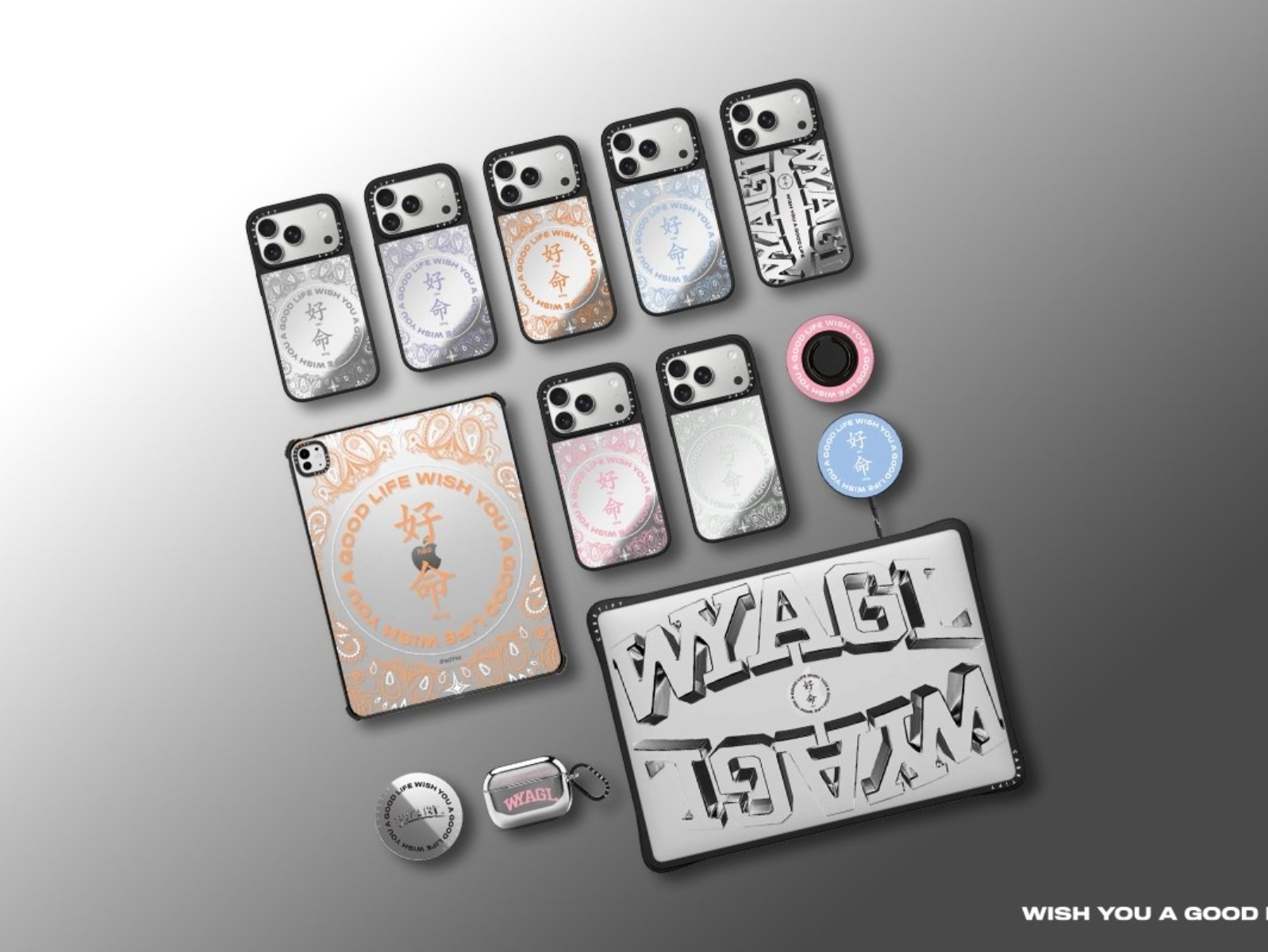 夢回千禧華流巔峰!CASETiFY 三度攜手周湯豪「WISH YOU A GOOD LIFE 祝您好命」推全新鏡面變形蟲系列