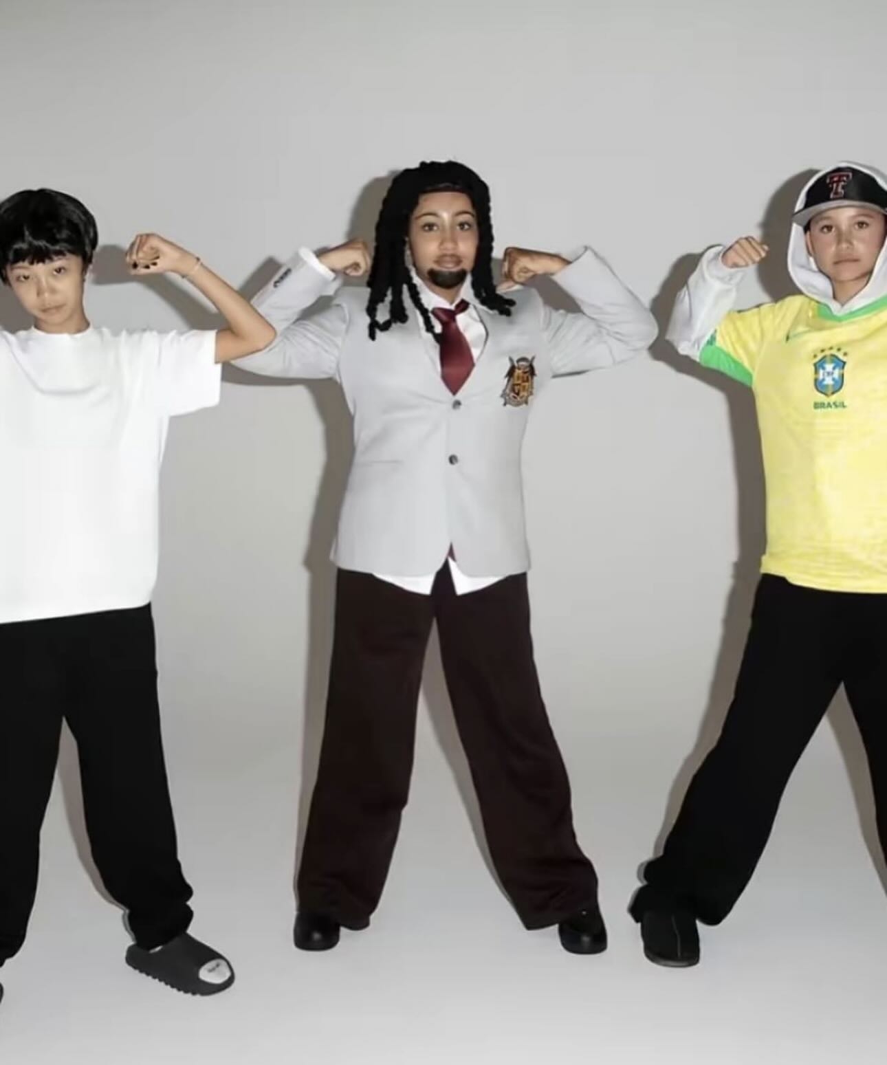 North West 萬聖節裝扮贏麻了！完美複製 Kai Cenat、Ray 和 Tota 三位知名實況主！