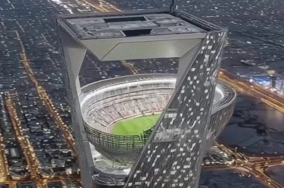 沙烏地阿拉伯豪砸 10 億美元打造「天空體育場」!懸浮地表 350 公尺全球史上最狂!