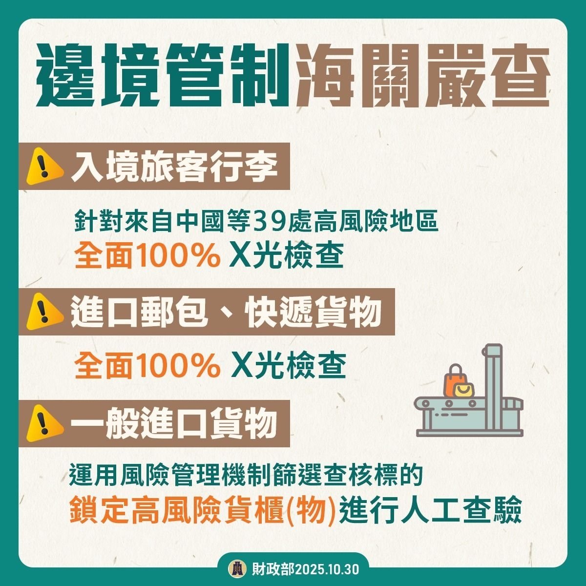 台灣機場「免檢疫通道」取消！禁止入境物品：一風堂泡麵、生乳、海鮮製品⋯一次看！