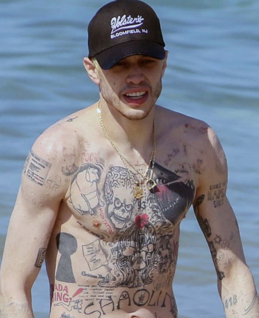 皮特戴維森 Pete Davidson 清除 200 多個刺青！唯獨這 3 處絕不能動！