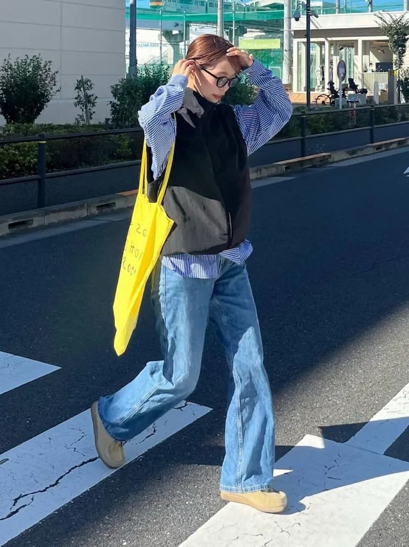 UNIQLO牛仔褲穿搭