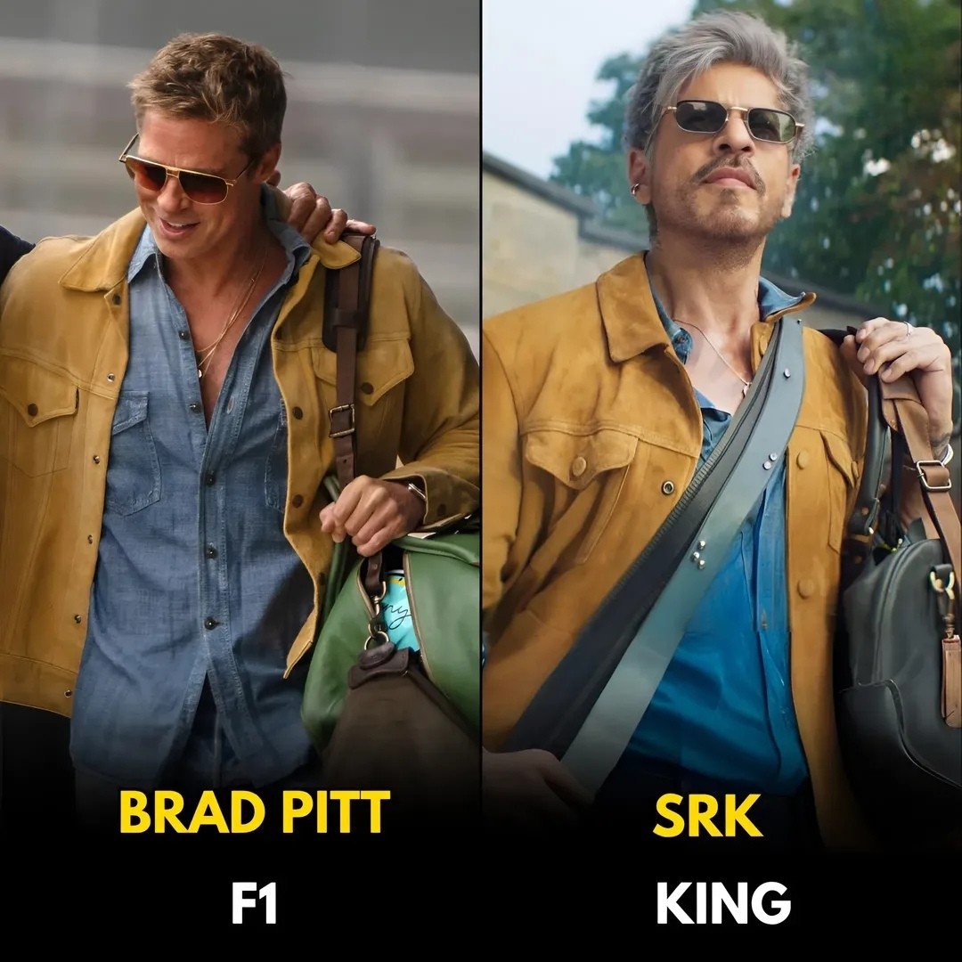 布萊德彼特 Brad Pitt《F1》造型疑似遭沙魯克汗最新電影抄襲！網友：「根本一樣！」