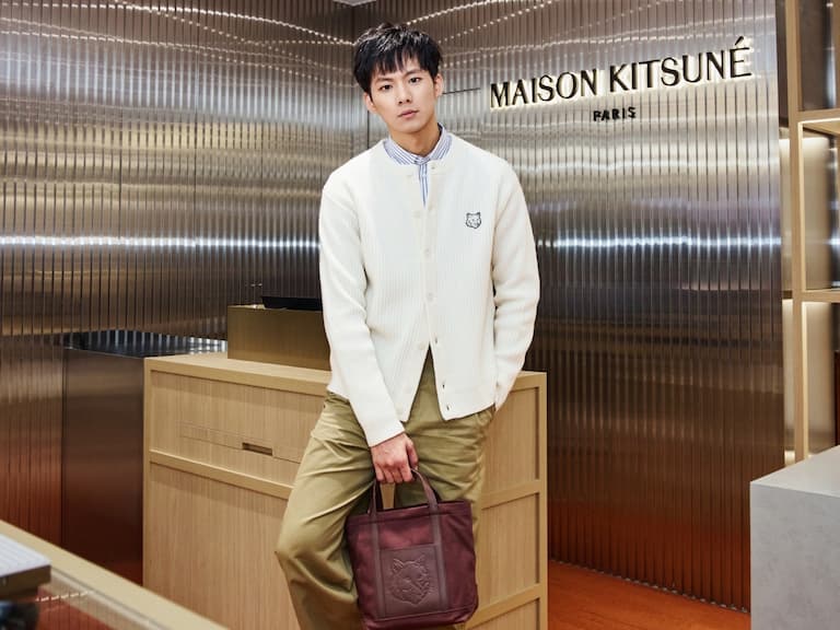吳念軒演繹巴黎 × 東京風尚 Maison Kitsuné 忠孝 SOGO 全新櫃位優雅揭幕
