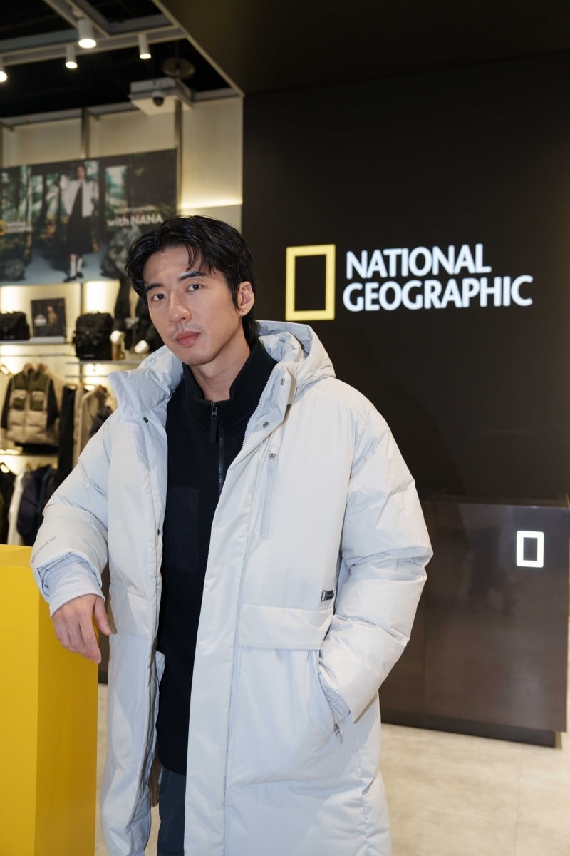 《回魂計》傅孟柏親自演繹國家地理 2025 秋冬羽絨系列!雙面男神展現冬季機能美學