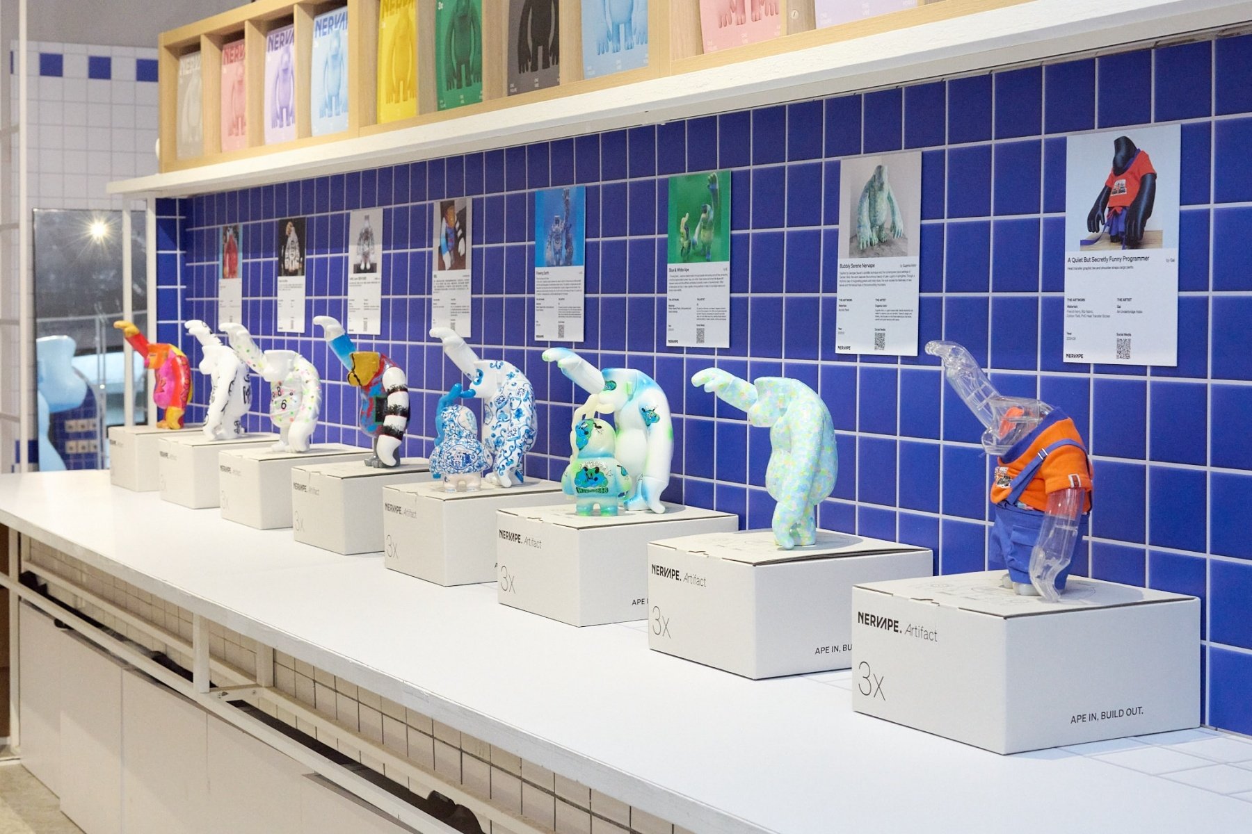 潮玩新勢力 Nervape 登陸台北打造《猿澡堂》展覽!從數位共創到實體雕塑,打造沉浸式潮玩體驗!