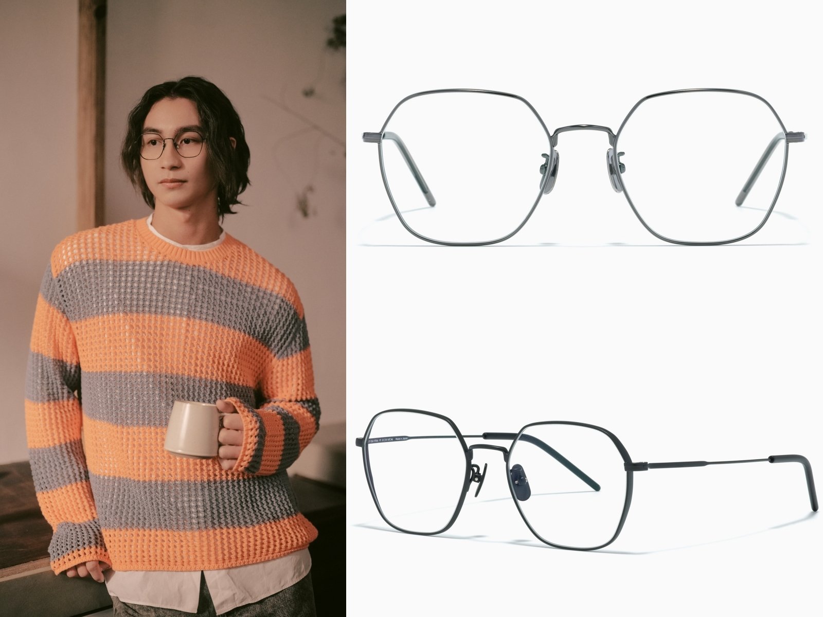 細節決定魅力！JINS 2025 日本製秋冬系列再進化，以幾何與圓潤線條打造理想臉部比例，讓舒適成為你的日常風格