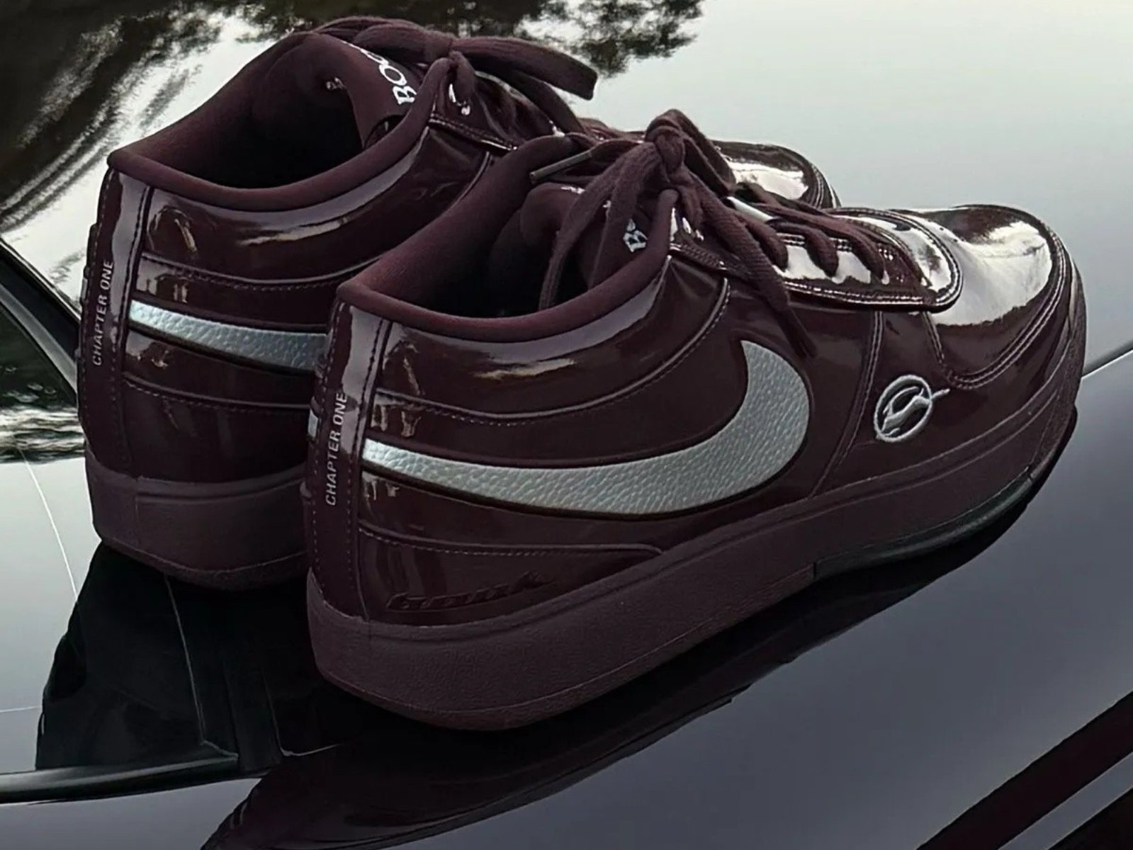 Nike Book 1 全新「雪佛蘭 Impala SS」限定配色曝光！酒紅色調＋漆皮光澤置入美到不行！