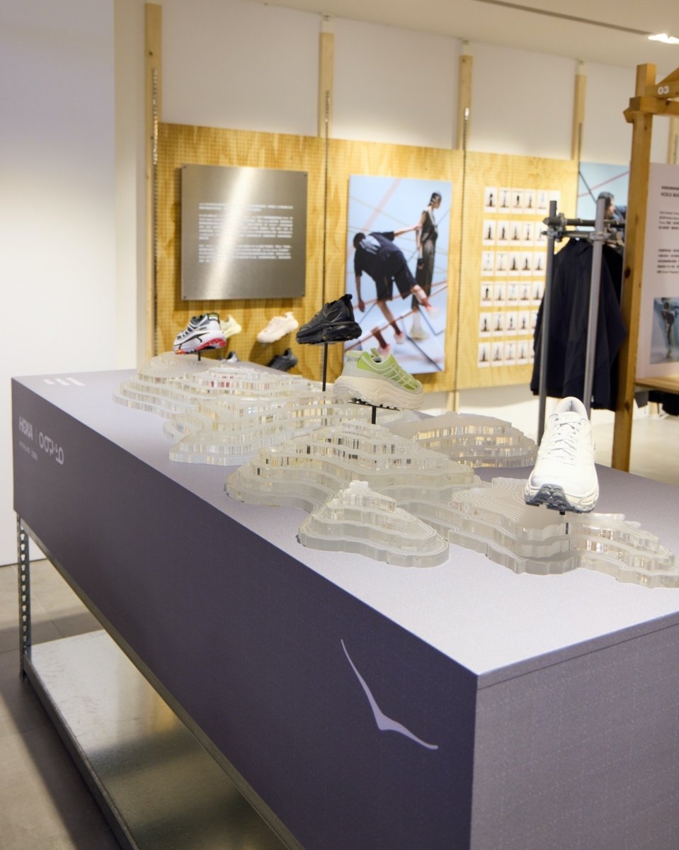 HOKA x oqLiq 攜手 WHITEROCK 信義 A13 微型展覽限時登場！Mafate Lifestyle 以山林靈魂貫穿時尚視野！