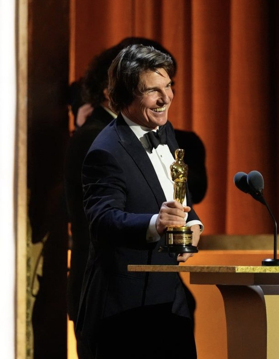 湯姆克魯斯 Tom Cruise 獲奧斯卡終身成就獎！得獎感言直言：「別再骨折了！」