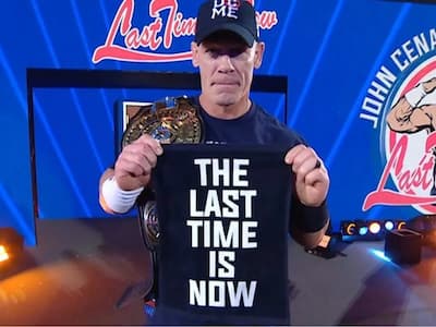 John Cena 最後一次登上 WWE《Raw》！全場高喊「謝謝希南」淚灑擂台！