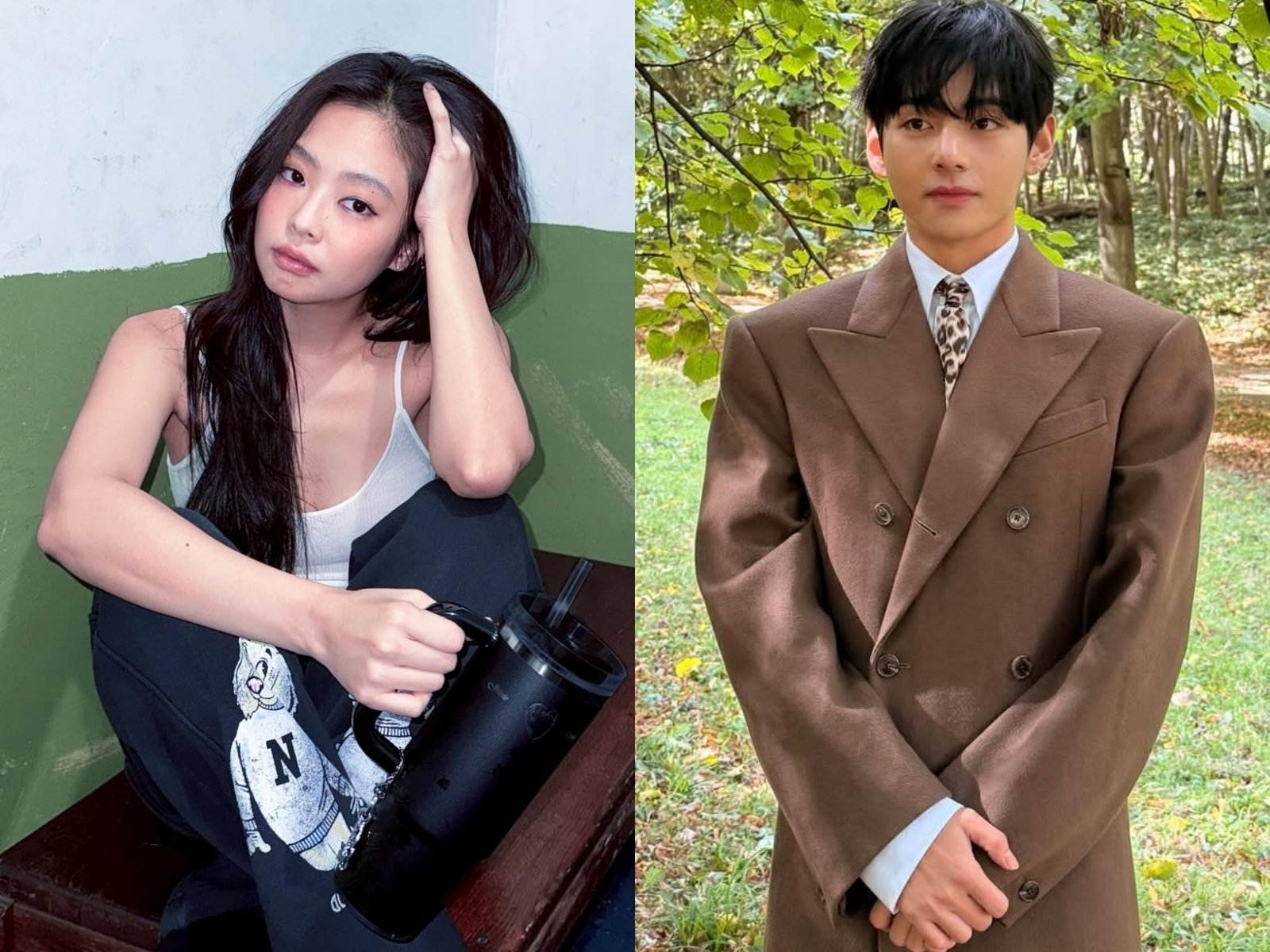 BTS V、BLACKPINK Jennie 疑似戀情復合！遭眼尖粉絲發現多次行程重疊、情侶裝引熱議！