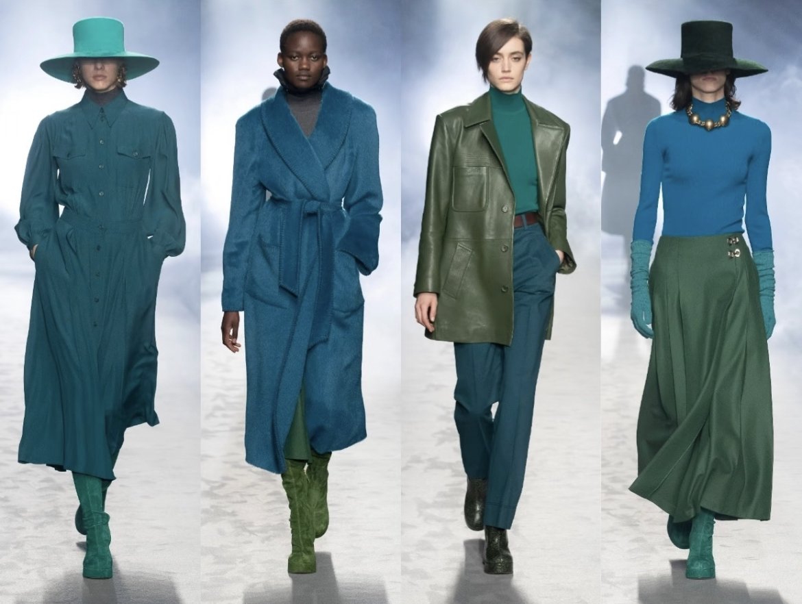 2026 年度代表色揭曉!海莉⋯時尚名人搶先示範「變革藍綠色」穿搭!