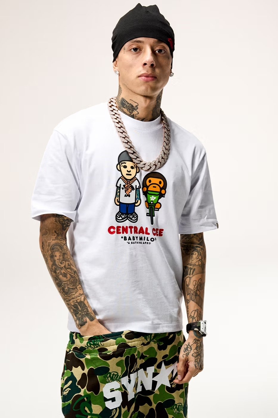 Central Cee 主導 BAPE x Spotify x SYNA 三方聯乘系列開賣倒數!多款重點設計一次看!