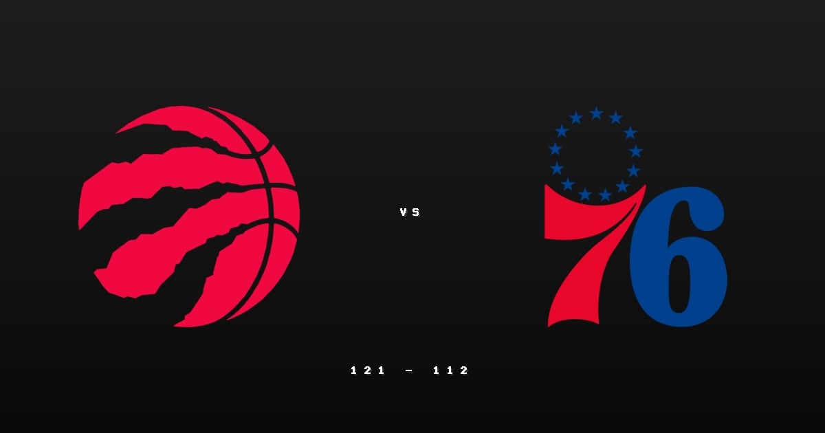 [2025/11/20 暴龍 @ 七六人] 暴龍客場火力全開 高命中率擊退七六人