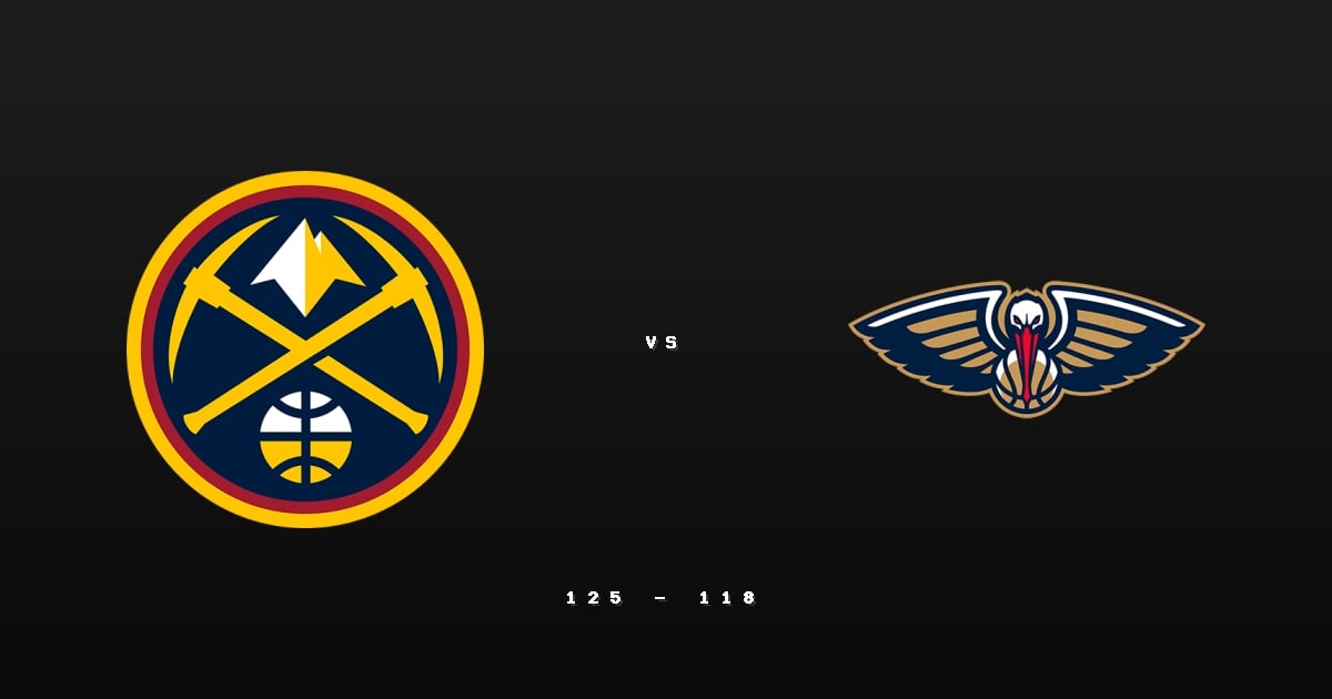 [2025/11/20 金塊 @ 鵜鶘] 約基奇大三元領軍 金塊客場力克鵜鶘