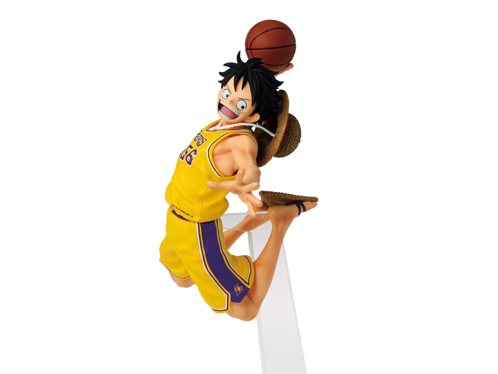 萬代攜手《航海王》、NBA 打造夢幻跨界聯名！魯夫換上球衣灌籃模型太欠收！