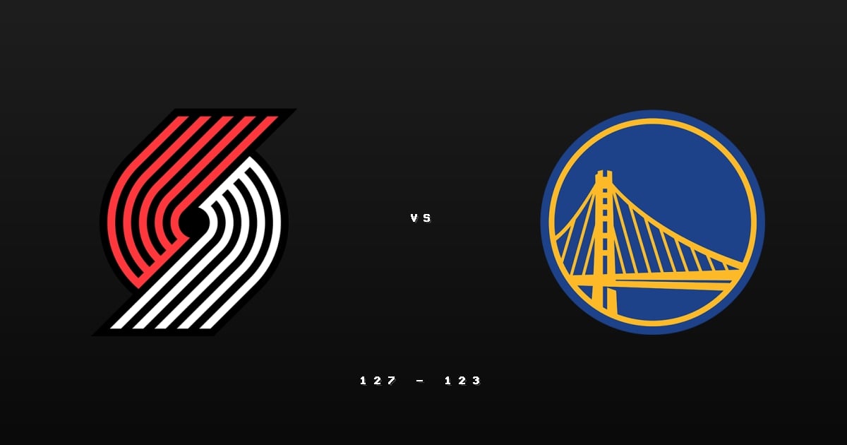 [2025/11/22 拓荒者 @ 勇士] Avdija狂砍26分外帶14助攻 拓荒者客場力克勇士