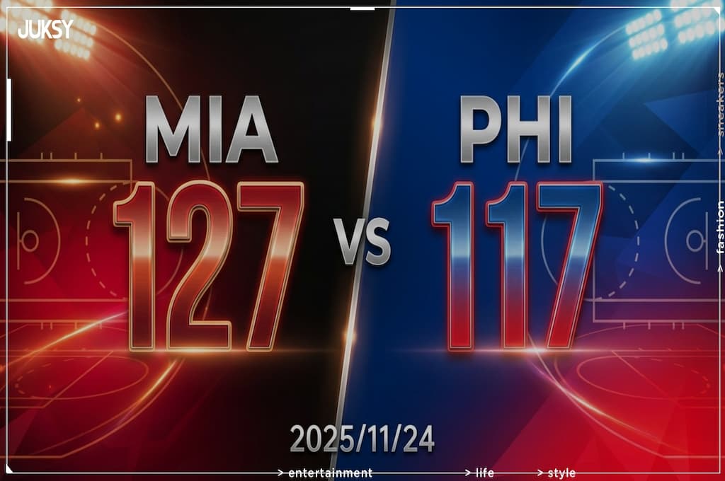 [2025/11/24 熱火 @ 七六人] Powell狂砍32分 熱火客場力克七六人奪勝