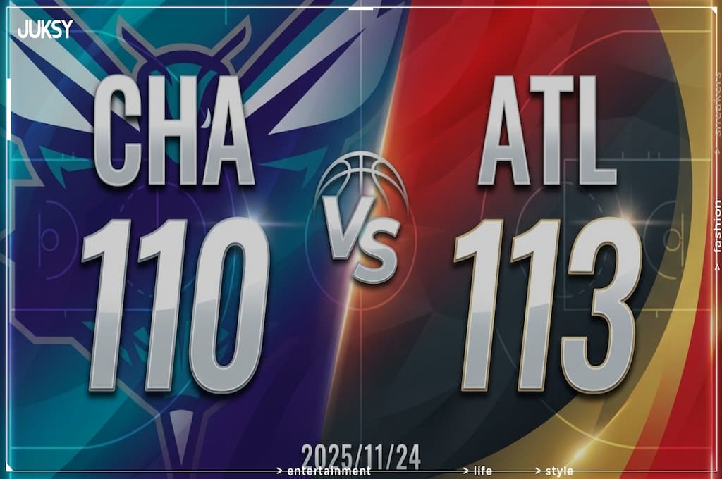 [2025/11/24 籃網 @ 老鷹] Jalen Johnson準大三元率隊 老鷹主場險勝籃網