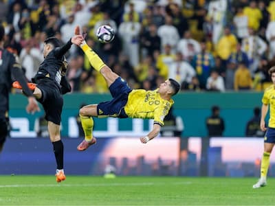 40 歲 C 羅再現超神「倒掛金鉤」震撼全場！生涯第 954 顆進球持續締造足球傳奇！