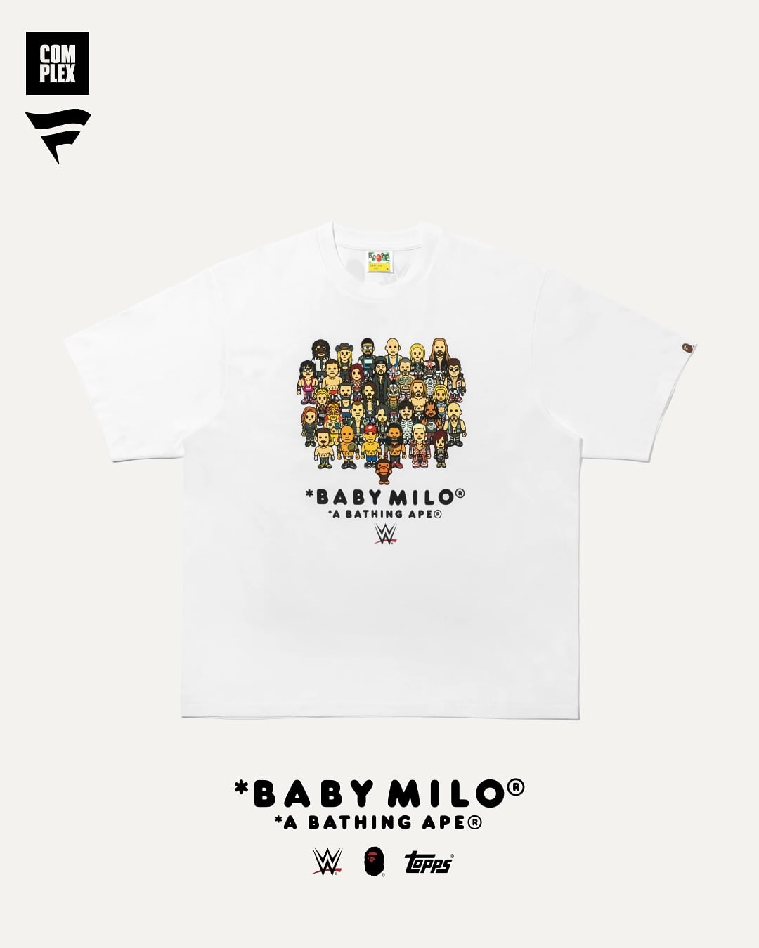 IShowSpeed 率先穿上!WWE 攜手 BAPE、TOPPS 帶來三方聯名,將 32 位摔角明星融入服飾與卡牌!