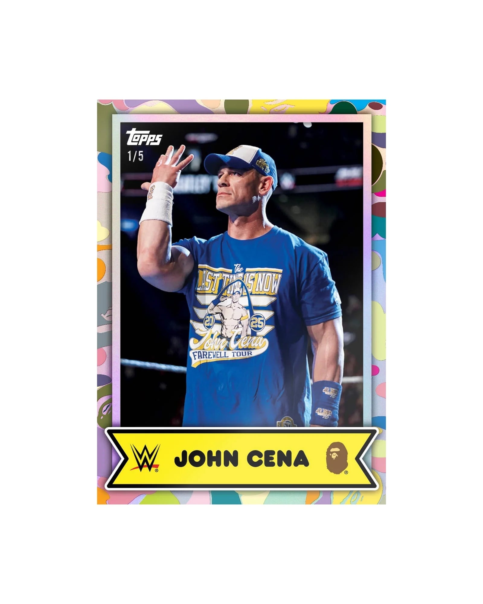 IShowSpeed 率先穿上!WWE 攜手 BAPE、TOPPS 帶來三方聯名,將 32 位摔角明星融入服飾與卡牌!