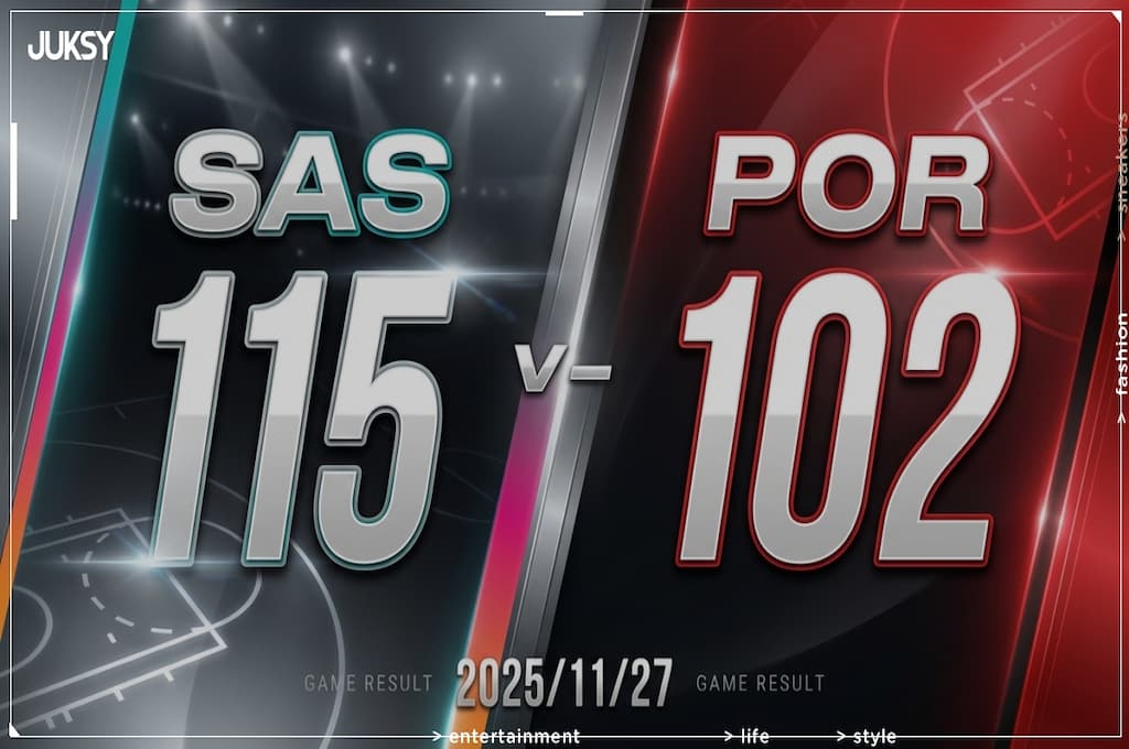 [2025/11/27 馬刺 @ 拓荒者] Fox狂砍37分 馬刺客場力克拓荒者奪勝