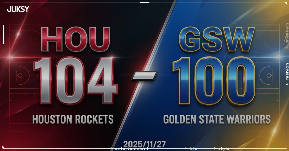 [2025/11/27 火箭 @ 勇士] Sheppard狂砍31分 火箭客場力克勇士奪勝