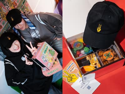 今年聖誕節來點不一樣的！街頭品牌「CARRYON」聯手人氣甜點「造糕的人」打造金手指聖誕限定禮盒