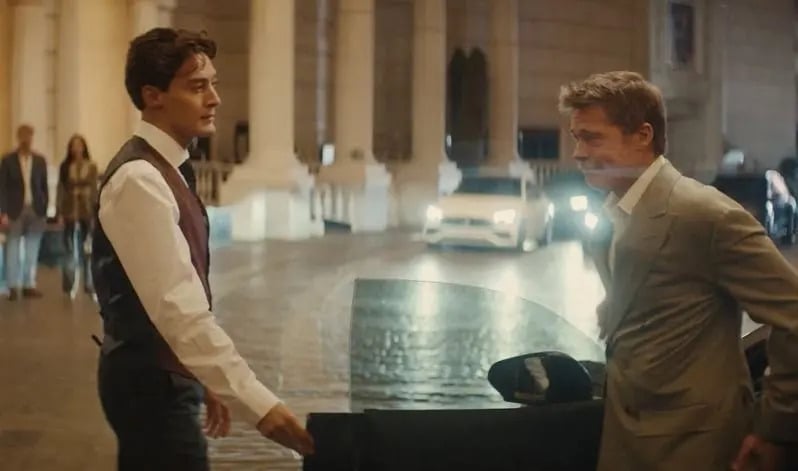 布萊德彼特 Brad Pitt 擔任賓士 Mercedes-AMG 電動超跑代言人！攜手 George Russell 拍廣告！