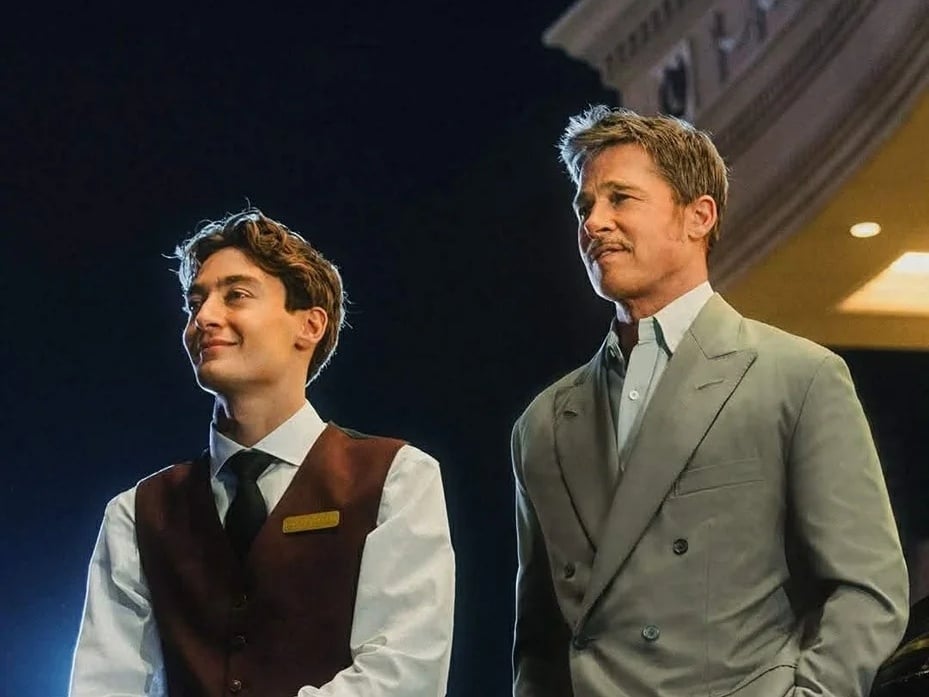 布萊德彼特 Brad Pitt 擔任賓士 Mercedes-AMG 電動超跑代言人！攜手 George Russell 拍廣告！