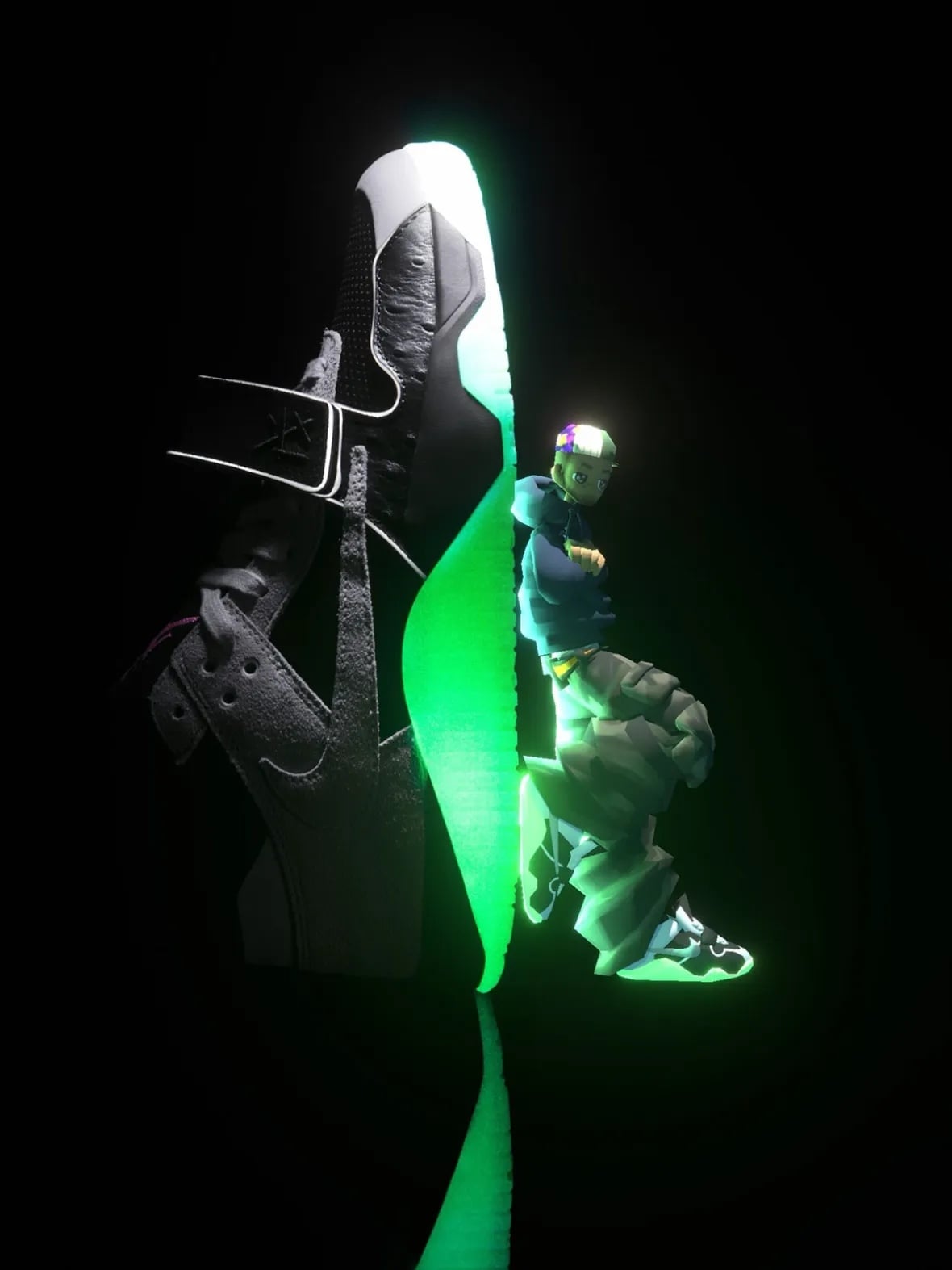 Chase B x Travis Scott x Jordan Jumpman Jack 倒勾球鞋發售情報公開！夜光鞋底置入帥度拉滿！