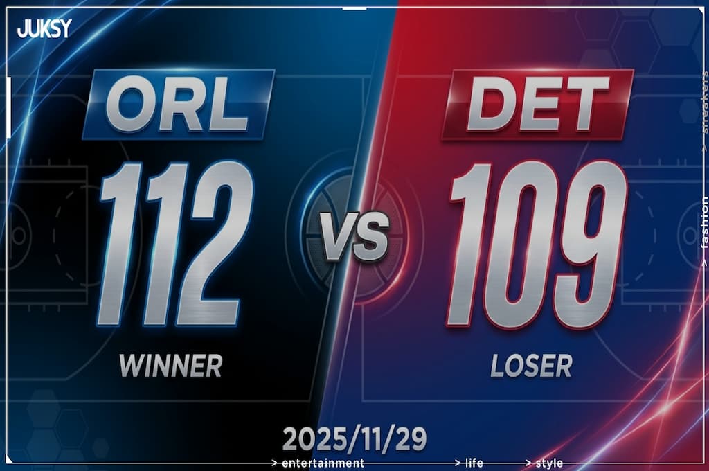 [2025/11/29 魔術 @ 活塞] Bane轟37分率隊客場險勝 魔術力克活塞奪勝