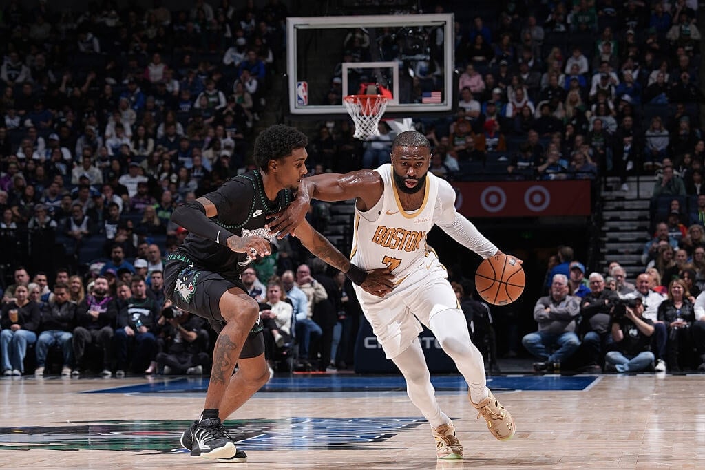 NBA／Jaylen Brown 深受髮際線後退困擾！Rudy Gobert 要對方「學他剃光頭」！