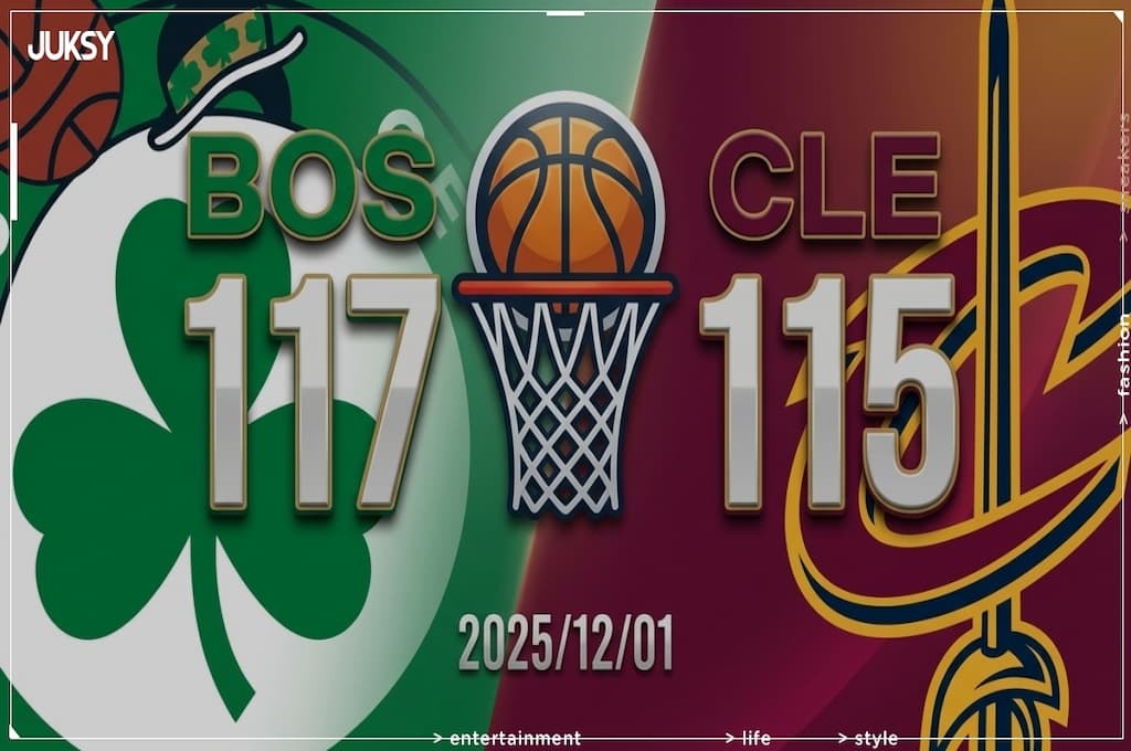 [2025/12/01 塞爾提克 @ 騎士] Pritchard狂砍42分、Brown大三元 塞爾提克客場險勝騎士