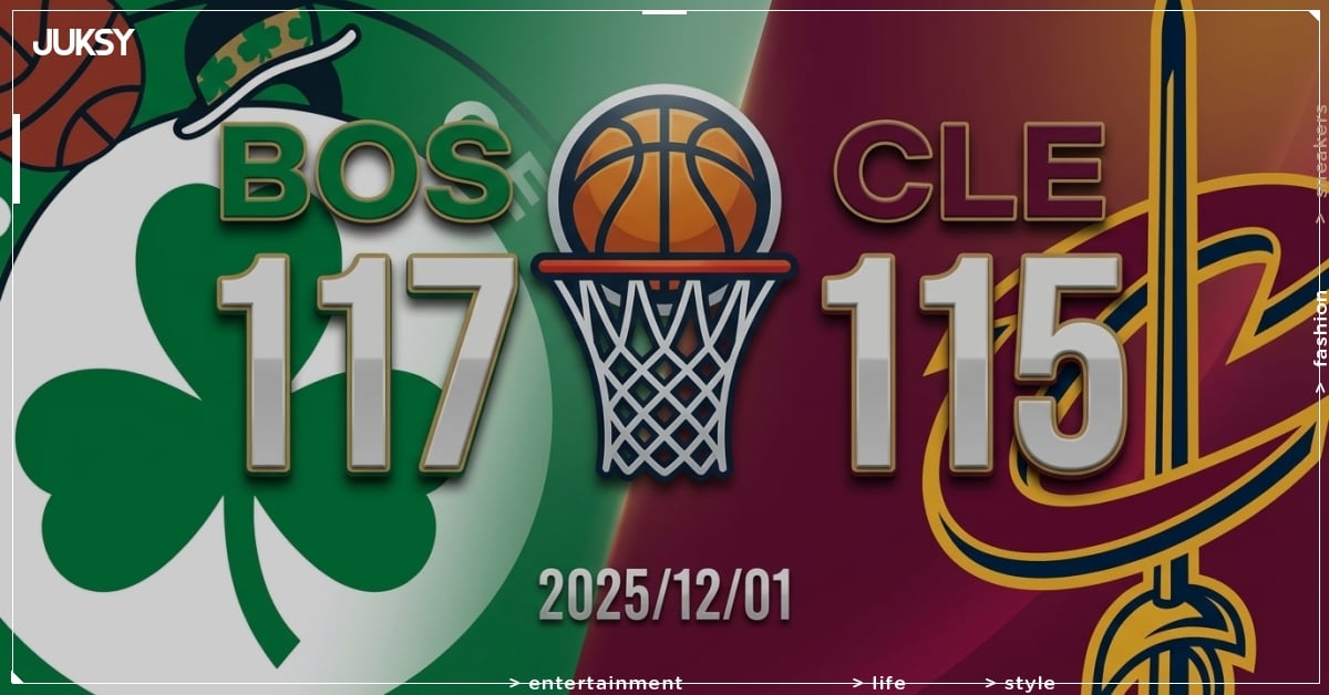 [2025/12/01 塞爾提克 @ 騎士] Pritchard狂砍42分、Brown大三元 塞爾提克客場險勝騎士