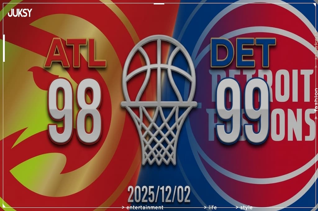 [2025/12/02 老鷹 @ 活塞] Cunningham關鍵時刻連砍4分 活塞主場1分險勝老鷹