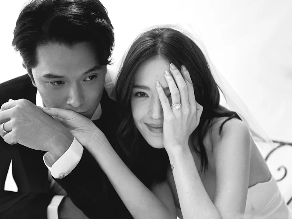 許瑋甯、邱澤結婚後首發聲！兩人擁吻畫面曝光引網喊：「重新相信愛情！」